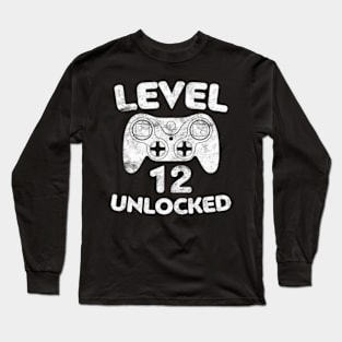 Level 12 12th Video  Birthday Long Sleeve T-Shirt